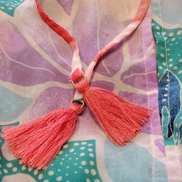 Floral Multicolor Ruffle Romper - Picture 5 of 5